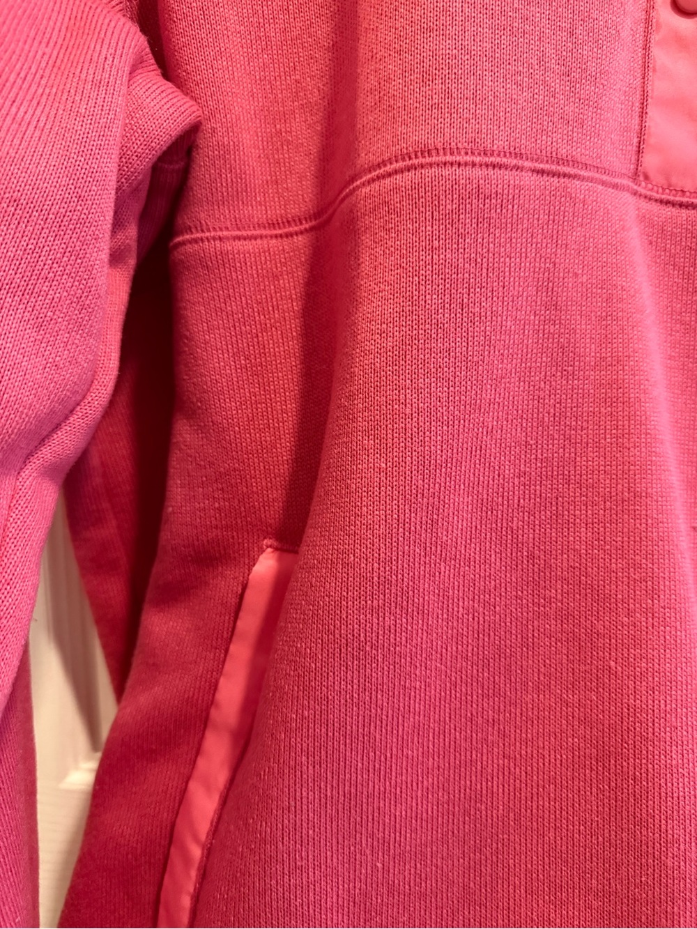 Pink Snap-Button Fleece Pullover - Picture 2 of 5